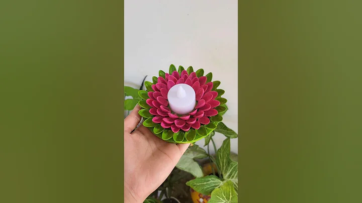 Pista Shell Craft | DIY Candle Holder #shorts #pistashellart #crafting #candle