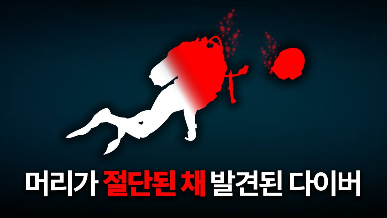 머리가 절단된 채 발견된 다이버