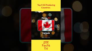 Top 5 oil producing countries in the world 🌍 #shorts