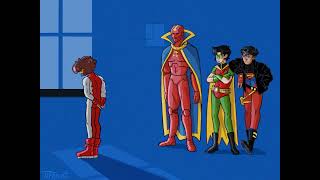 Young Justice but it s just that Ghandi scene from Clone High