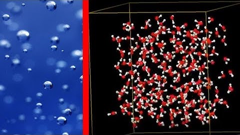 See water on an atomic scale with molecular simulation