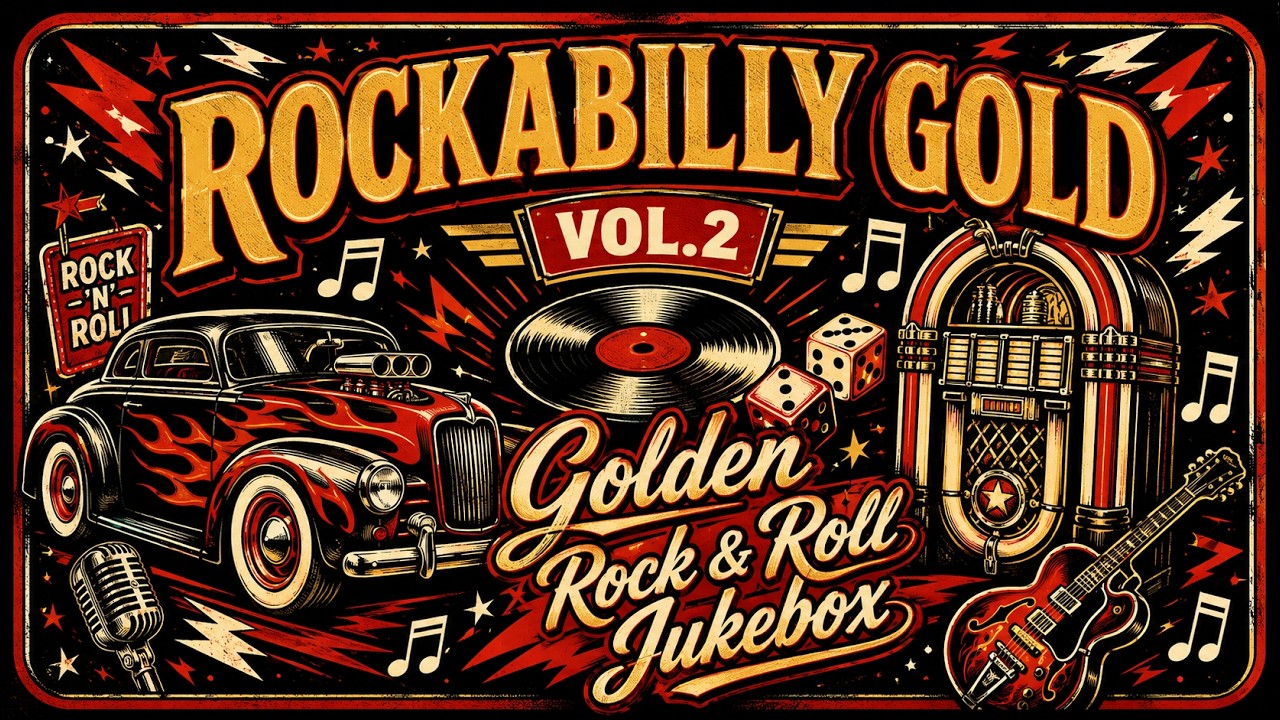 Rock Around the Jukeboxロカビリー Rockabilly Gold Vol.2】☆Golden Rock & Roll Jukebox☆ #ロカビリー