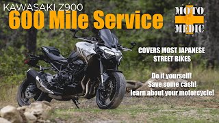 COMPLETE 600 MILE SERVICE - DIY - Kawasaki Z900 (And most all Japanese street bikes)