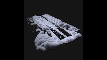 Snow Simulation 1 - RealFlow 10 - Cinema 4D - Krakatoa