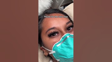 Want a perfect wispy lash extensions look? Try this lash map #volashes #lashextensions #lashtech