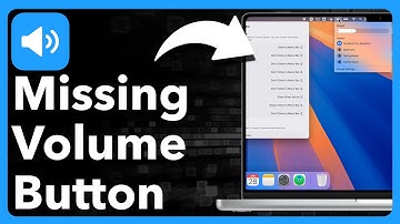 How To Add Missing Volume Button To Mac Menu Bar