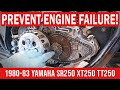 Prevent Oil Failure 80-83 Yamaha SR250 XT250 TT250 Roll Pin Mod