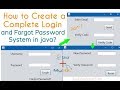 How to Create a Complete Login and Forgot Password System in java ? [Part-1][With Source Code]