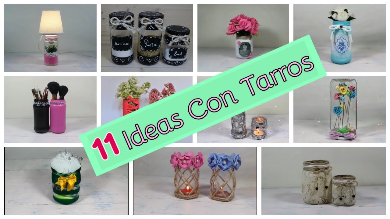 11 IDEAS CON BOTES DE CRISTAL