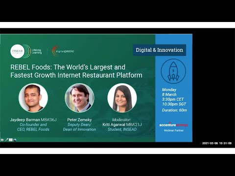 REBEL foods: The World’s Largest & Fastest Growth Internet Restaurant Platform w/ Peter Zemsky