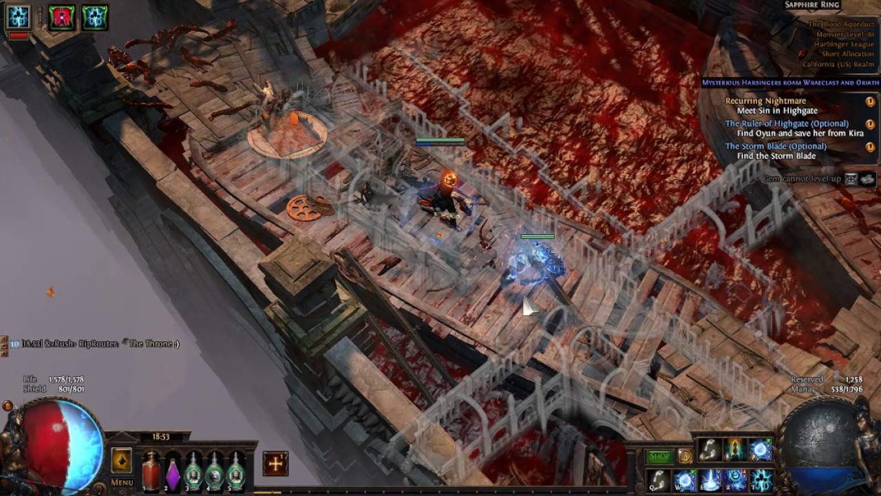 PoE 3.0 Elementalist Storm MoM - Casual Play (7) Lot's of Bosses. More story!