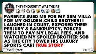 Parents Sued Me For My $5M Beach Villa -  'Your Brother Needs It!' I Stood In Court...