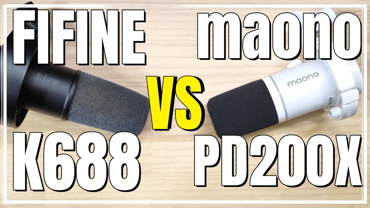 We secretly compared the performance of the fifine K688 and maono