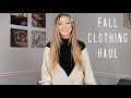 TRY-ON FALL CLOTHING HAUL