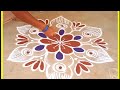 74 dots  rangolibeautiful flower  avani madham special kolam dhana creative rangoli