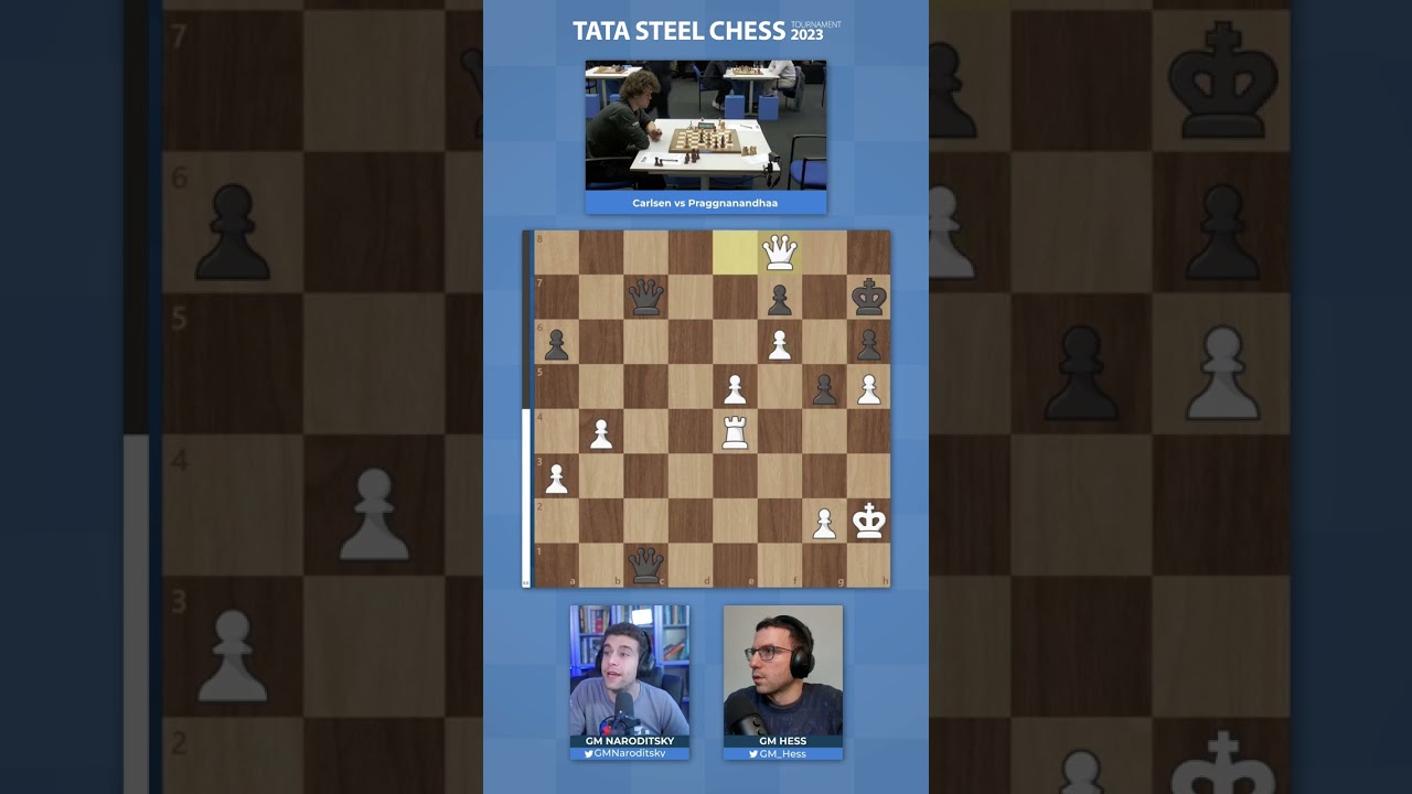 Chess.com - 🤯 Pragg found a brilliant defensive QUEEN sacrifice against  Magnus Carlsen to keep the game alive, and prevent checkmate on g7!!