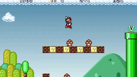 Secret passage to Koppa the Devastator Level in Mario Forever