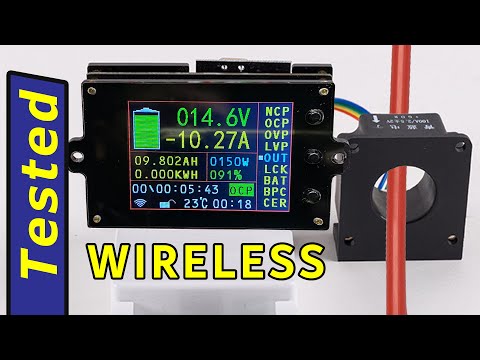 Review: Wireless display VAC8010F-500V 50A to 500A Solar Battery Energy Capacity meter