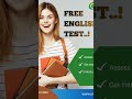 How Good Is Your English, Really? Take a Free Test..! https://englishroots.in/englishtest/