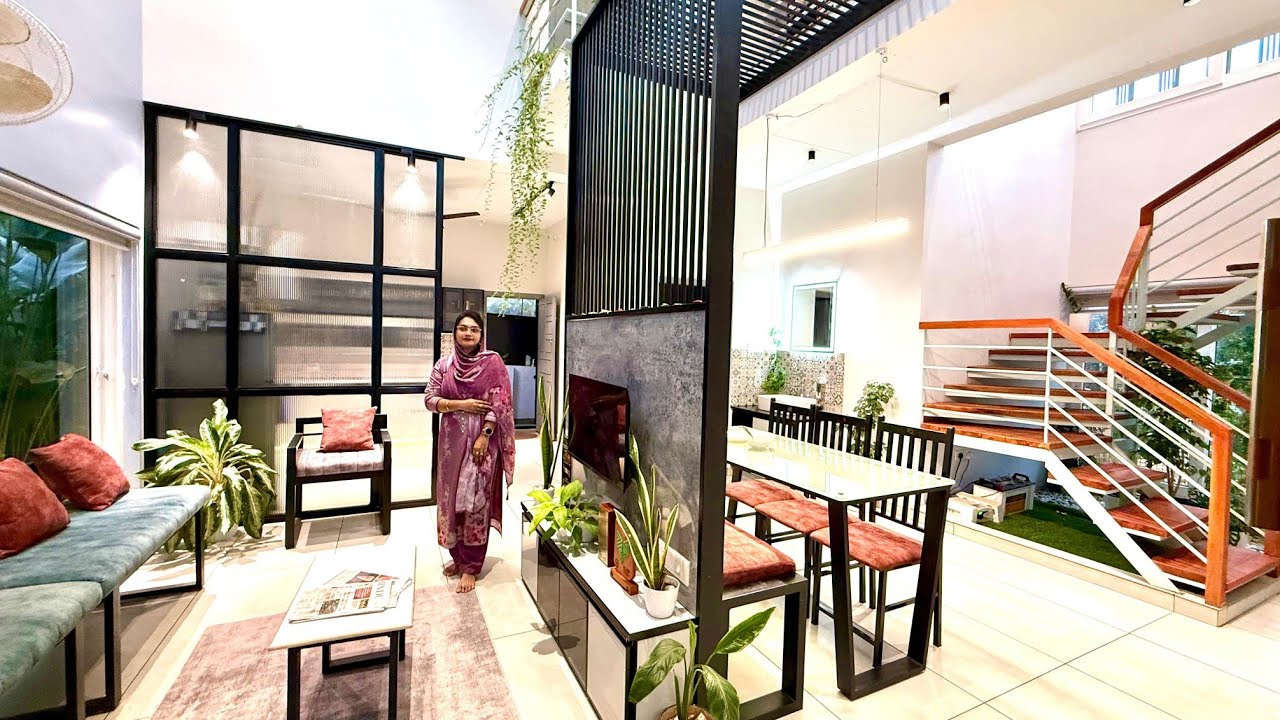  4 ലക്ഷത്തിന്റെ ഇന്റീരിയറോടുകൂടിയ അടിപൊളി വീട്/3.5 cent/1400 sqft/home tour malayalam 