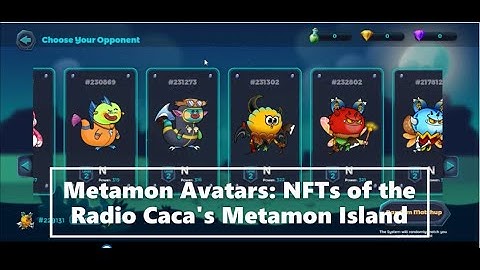Introducing METAMON AVATARS- the main characters of RACA