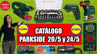 LIDL PARKSIDE CATALOG FOR MAY 20 AND 24