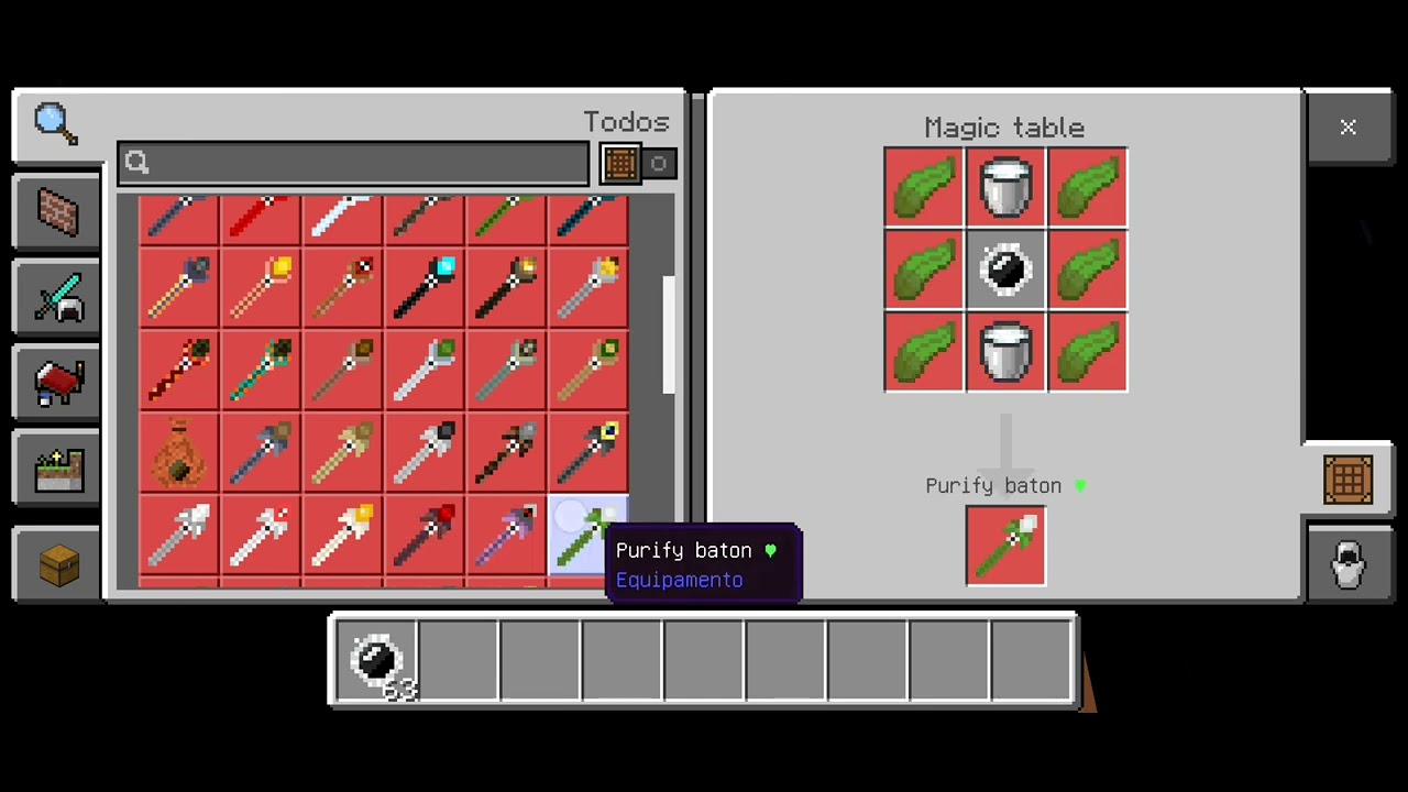 Recipes overall - Simple wands addon for Minecraft PE. - YouTube