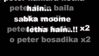Video thumbnail of "peter bosadika lyrics video.wmv"