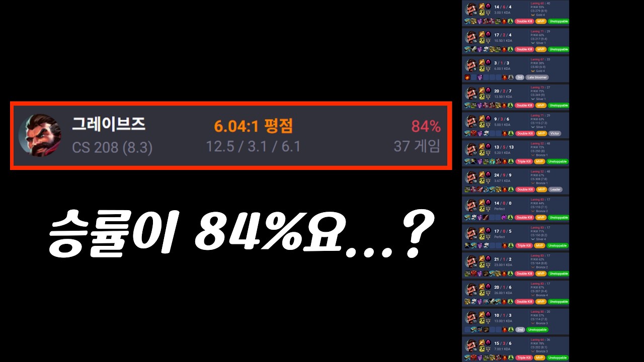 그레이브즈로 고승률 양학하는 법(진짜 쉬움)