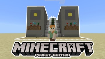 WORKING ESCALATORS IN MCPE (NO MODS, NO ADD-ONS)