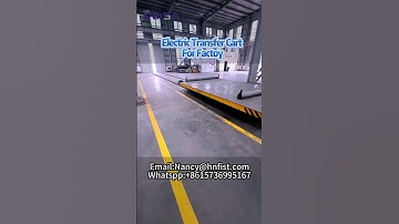 Motorized Rail Transfer Cart for Street Light Poles & Heavy Materials