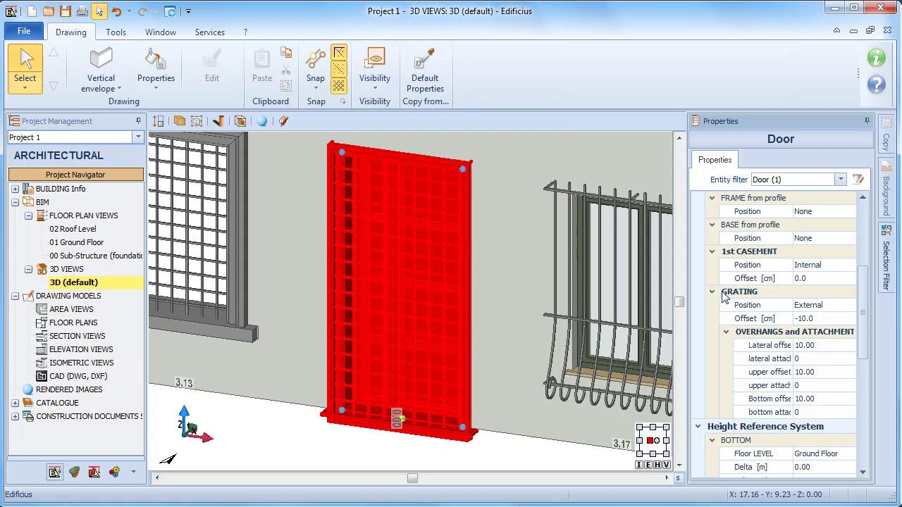 Tutorial de Edificius - Enrejado de la Puerta - ACCA software - YouTube