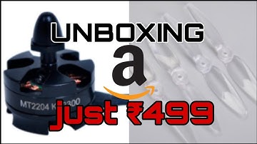 UNBOXING and testing ready to sky MT 2204 2300KV BLDC MOTOR #unboxing #testing @creativec.g