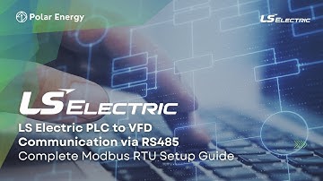 LS Electric PLC to VFD Communication via RS485 | Complete Modbus RTU Setup Guide