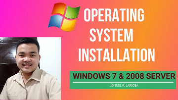 Operating System Installation (Windows 7 & Windows Server 2008)