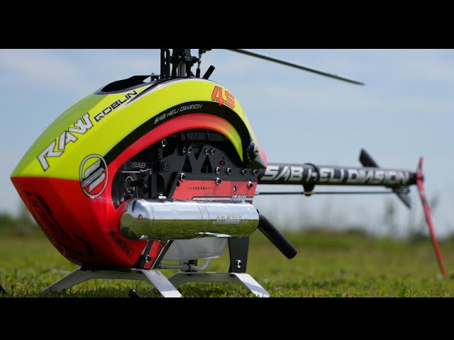 ラジコンヘリ 狭い空間で飛ばす RAW 580 Nitro - YouTube
