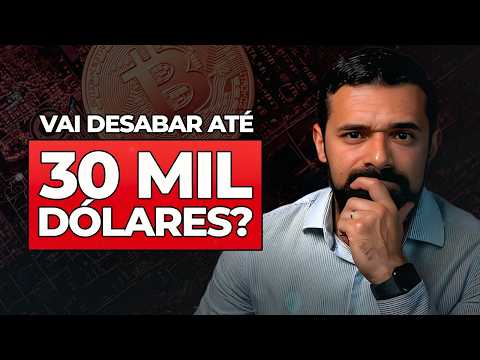 BITCOIN EM QUEDA LIVRE! Rumo aos 30 mil dólares ou voltará a subir em breve?