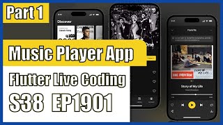 [Flutter] Flutter Live Coding EP1901 (Music Player App Part 1) Profile