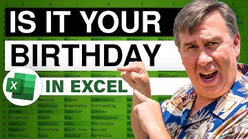 Excel - Learn How to Send Birthday Cards to Customers with Excel | Excel Tutorial - Episode 539