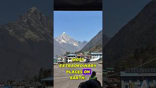 Flying Into Lukla: The Most Dangerous Runway on Earth?#LuklaAirport #EverestRegion #DangerousLanding