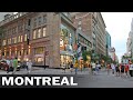 Saturday Evening in Downtown Montreal - City Walking Tour - 2021