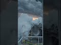 🌊 “Last Sunset Before the Storm” | Giant Waves vs Cargo Ship ⚡🚢