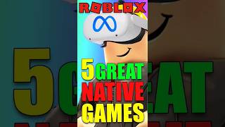 Roblox VR on QUEST 2 - 5 GREAT VR games!