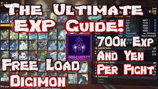 Ultimate EXP Guide (No DLC Needed) In Digimon Story Time Stranger