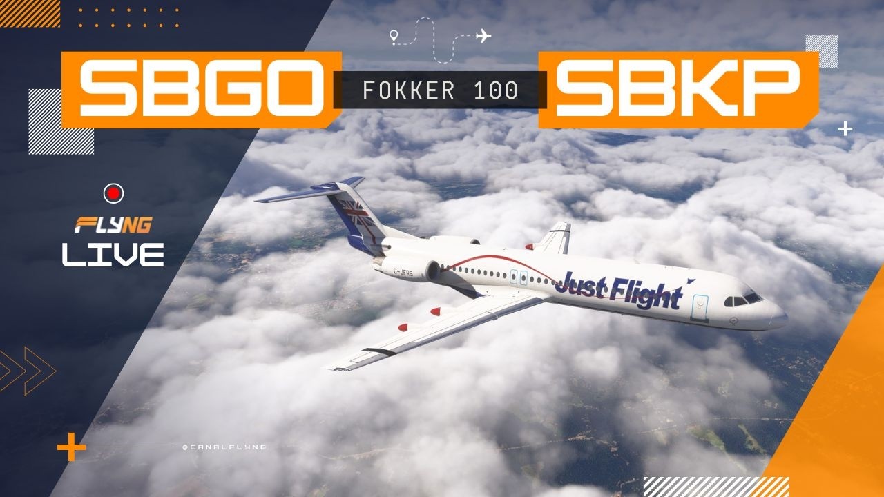 🔴Review Fokker 100 - Just Flight!