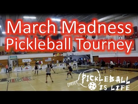 10 to 11 AM - Front Courts - Horsham Rotary Club March Madness Pickleball Tournament - YouTube