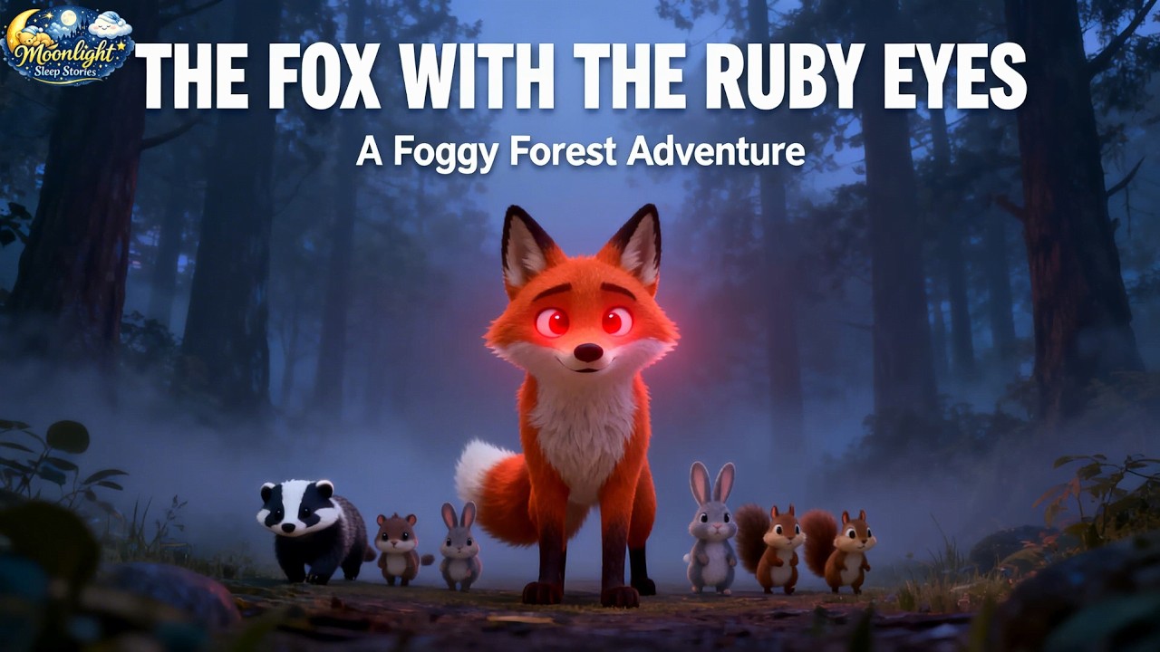 The Fox with the Ruby Eyes | Cute Bedtime Story 🦊✨