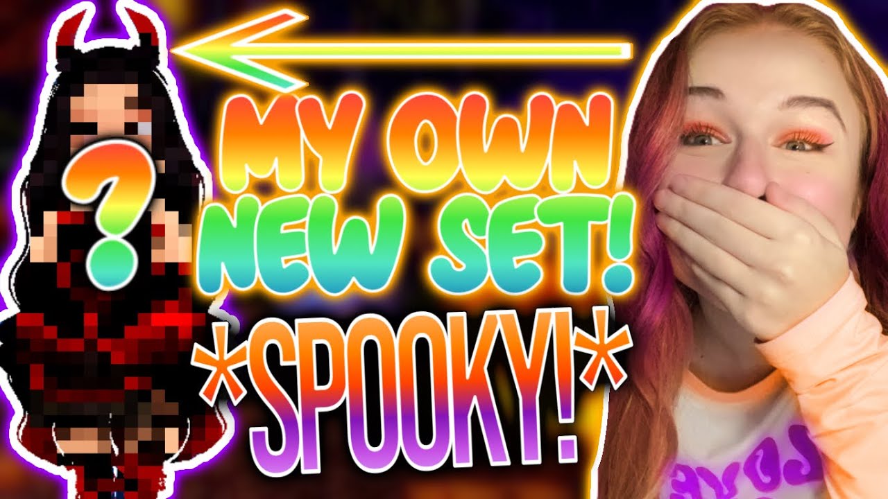 I MADE MY OWN SPOOKY SET FOR THE HALLOWEEN UPDATE IN ROYALE HIGH