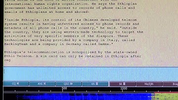 VOA Radiogram in MFSK32 with picture