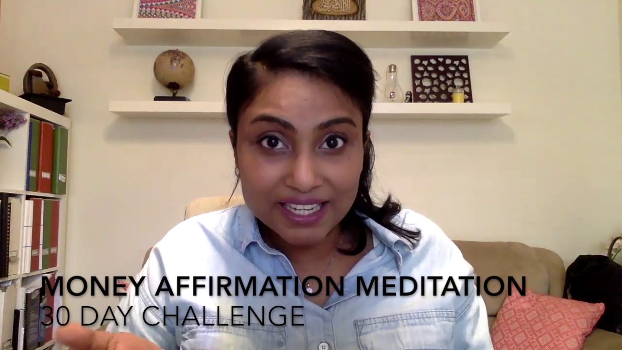 Free 30 day money affirmation meditation challenge YouTube